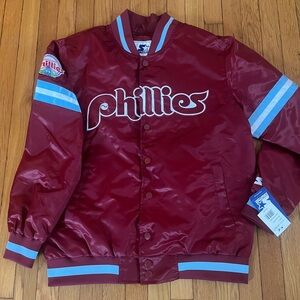 Phillies Maroon Starter Jacket